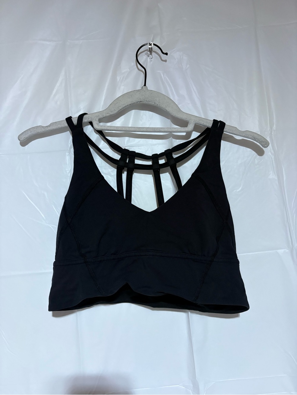 lululemon athletica Black Strappy Sports Bralette